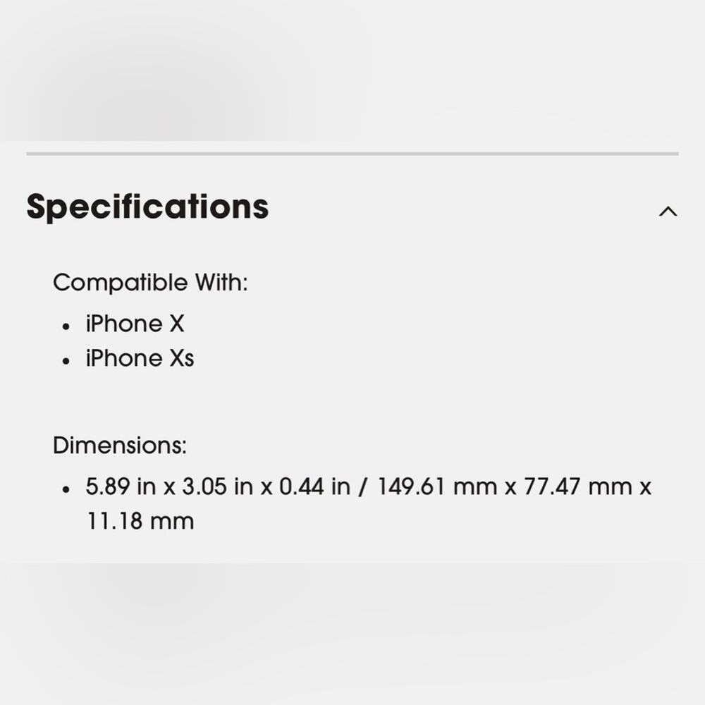 Otterbox Symmetry Series black iPhone X/XS NWT - Picture 3 of 3